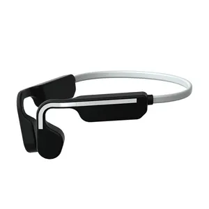 2023 Waterproof Real Bone Conduction Headset Headphone Earphone HT5 Wireless With BT Bluetooth Open-ear Neckband Neck Wearing