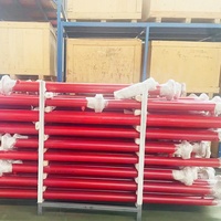 Tubería Recta Revestida de Acero y PTFE, Tubería Revestida de Fluoropolímero Anticorrosión para la Industria Química OEM