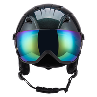 Casque de snowboard pour homme avec clip de fixation de masque intégré, système de réglage Boa ajustable, commande en gros, distributeur, fournisseur chinois
