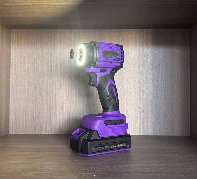 Wholesale Professional 18V 21V Brushless Impact Driver 1/4 in Hex Quick Chuck Construction & Metal Use OEM with Battery Charger