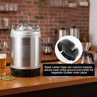 Kits de fût Ball Lock 10L avec raccord Ball Lock, ligne de distribution de bière liquide, robinet de pique-nique, régulateur de CO2, fût Corny 2,5 gallons, fût Cornelius