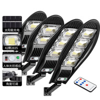 Lampes solaires étanches IP65 personnalisées de 50 W pour l'extérieur, lampe de sécurité à détecteur de mouvement super lumineuse pour terrasse, patio, jardin, cour