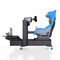 Meilleur Siège de Course de Simulation Profilé en Aluminium 40x160 mm, Fauteuil de Simulateur de Conduite pour Jeu de Voiture Camion, Cockpit DIY SimRacing Rig de Simulation