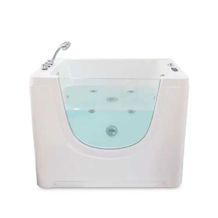 Bañera termostática de acrílico para niños, bañera de hidromasaje para bebés, spa