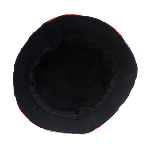 Topi Nelayan Bermotif Kotak-kotak Bendera Republik Dominika yang Dapat Disesuaikan, Topi Matahari Serbaguna untuk Santai di Luar Ruangan. - Product Image 4