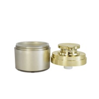 30g 50g 100g pots de crème en acrylique sans air en plastique or blanc rond pot d'emballage cosmétique bouteille pompe de sérum lotion sans air