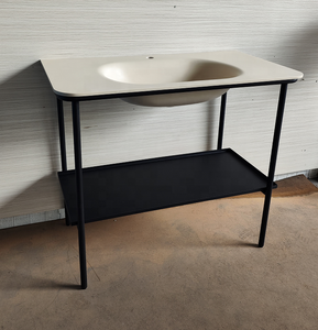 DIY hostel resort suite salle de bain design douche pluie articles de toilette aire ouverte dressing meubles vanité table évier console - Product Image 1