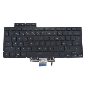 Clavier d'ordinateur portable rétroéclairé RVB espagnol SP pour <span class=keywords><strong>ASUS</strong></span> ROG <span class=keywords><strong>Zephyrus</strong></span> GU603ZW GU603ZX <span class=keywords><strong>G15</strong></span> GA503QC GA503QM 0KNR0-261NSP00 Clavier neuf - Product Image 1