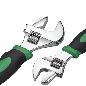 Clé à molette multifonctionnelle réglable de 6/8 pouces à couple élevé pour barres d'armature, clé à double usage pour tuyaux et écrous - Product Image 1