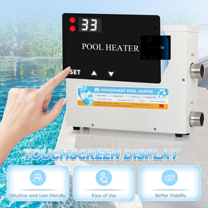 Điện hồ bơi nóng bơi nóng bơm 11Kw 220V bồn tắm nước nóng nhiệt với touchscreeen cho trên mặt đất inground hồ bơi - Product Image 5