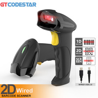 GTCODESTAR escáner de código de barras de mano Android Scan RS232 1D lector de código de barras escáneres 2D escáner de código de barras lector de código Qr inalámbrico