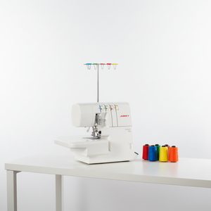 Machine à <span class=keywords><strong>coudre</strong></span> surjeteuse portable mini Jukky 703 pour usage domestique et industriel - Product Image 1