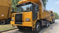 Camion benne à châssis large haute fiabilité SKT90S, châssis à faible contrainte, capacité de charge de 60 tonnes, pour l'exploitation minière