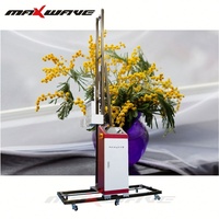 Imprimante murale Maxwave grand format haute résolution Zeepscape à double tête DX7 pour impression sur rail mural