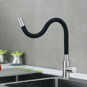 Robinet de cuisine en acier inoxydable 304, robinet mélangeur universel flexible et rotatif pour évier, eau chaude et froide, unité unique 35mm - Product Image 3