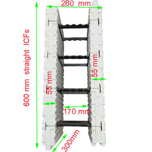 <span class=keywords><strong>Bloques</strong></span> <span class=keywords><strong>de</strong></span> Espuma EPS <span class=keywords><strong>de</strong></span> Alta Densidad para Encofrados Aislantes <span class=keywords><strong>de</strong></span> Hormigón (ICFs) para la Construcción <span class=keywords><strong>de</strong></span> Villas Modernas y Talleres - Ecológicos - Product Image 1