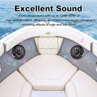 JMC Accuracy Pro Audio 6,5 pulgadas 2 vías IPX4 barco Altavoz profesional Blueto0th resina impermeable altavoces marinos para barco