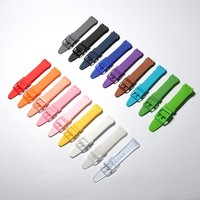 Bracelet de montre en silicone souple et étanche 16mm 17mm 19mm 20mm, bracelet de remplacement compatible avec Swatch Unisex OEM personnalisé