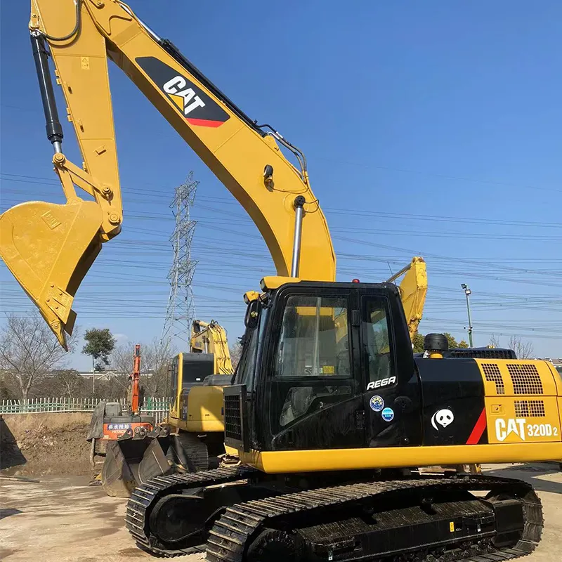 Prix bas CATERPILLAR 20 excavatrices utilisées par chat d'excavatrices CAT320D à vendre