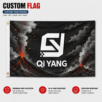 Vente flash - Drapeaux personnalisés de qualité supérieure, impression numérique, 100% polyester, 3x5, pliables, à suspendre/à flotter, toutes tailles/logos/designs