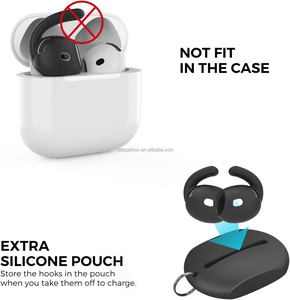 Embouts d'écouteurs pour <span class=keywords><strong>AirPods</strong></span> 4, anti-dérapants, crochets d'oreille sportifs, poignées en silicone souple, compatibles avec les <span class=keywords><strong>AirPods</strong></span> 4 d'<span class=keywords><strong>Apple</strong></span> pour hommes et femmes - Product Image 4