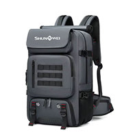 Sac à dos pour homme ShunWei personnalisé 3 en 1, grande capacité, sac de voyage, sac pour ordinateur, sac à dos de voyage d'affaires