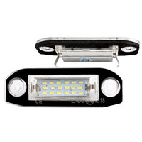 Luz LED blanca para coche, luces de matrícula sin errores para Volvo S80 XC90 S40 V60 XC60 S60 C70 V50 XC70 V70, luces LED de etiqueta