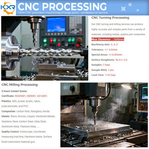 Tùy chỉnh CNC gia công phay máy móc chế tạo dịch vụ quay phay kim loại chính xác tùy chỉnh phía trước tường trục trung tâm - Product Image 4