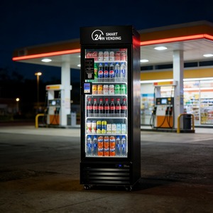 ตู้จำหน่ายสินค้าอัตโนมัติ HAHA Vending 360 แบบเปิดด้านหน้า พร้อมระบบ AI จดจำภาพ รองรับการชำระเงินแบบไร้เงินสด 4G SDK เหมาะสำหรับสำนักงาน โรงเรียน โรงยิม โรงพยาบาล ห้างสรรพสินค้า - Product Image 1