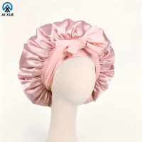 Alpha Phi Alpha Eco-Friendly Bonnet en satin doux et réversible, réglable, avec broderie 3D, impression numérique, coiffure décontractée
