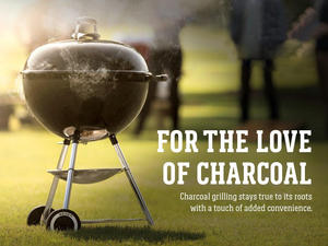 <span class=keywords><strong>Parrilla</strong></span> Portátil de Carbón para Barbacoa al Aire Libre y Ahumador con Control de Calor, <span class=keywords><strong>Parrilla</strong></span> Redonda Tipo Kettle para Picnic, Patio y Jardín - Product Image 2