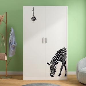 ตู้เสื้อผ้าเหล็กแบบตั้งพื้น ยี่ห้อ YIRUO ดีไซน์ร่วมสมัย แข็งแรง ทนทาน ประกอบง่าย ประหยัดพื้นที่ - Product Image 3