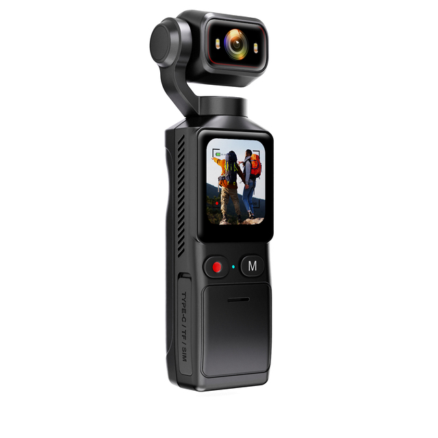 4K Ultra HD Pocket Action Camera 270° Rotatable Vlog Wifi Mini Sports Cam Helmet Travel Bicycle Driver Recorder