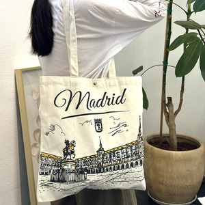 Borsa Tote in Tela di Cotone Personalizzata per la Spesa e la Spiaggia - Product Image 6