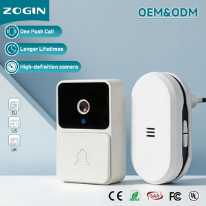Nouvelle Arrivée <span class=keywords><strong>Sonnette</strong></span> Intelligente <span class=keywords><strong>Sans</strong></span> <span class=keywords><strong>Fil</strong></span> OEM ODM pour Appartement et Villa, <span class=keywords><strong>Portée</strong></span> 200m, Prise EU UK US, <span class=keywords><strong>Caméra</strong></span> HD de Sécurité à Distance - Product Image 1