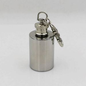 Mini Stainless Steel <b>Flask</b> With Thermal Insulation and Vacuum <b>Flask</b> Keychain Accessory - Product Image 5