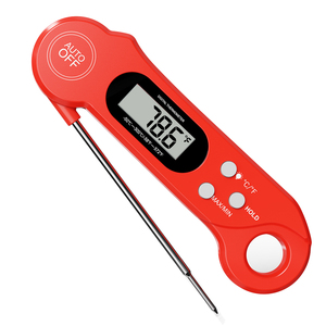 Kostenloses Muster Küchenzubehör Schnelllesendes Digitales Fleisch-Kochthermometer mit Klappsonde Grillthermometer - Product Image 1