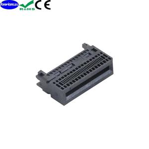 Connecteur serveur haute vitesse Gen-Z Type 1C femelle 56 broches, plastique noir, sans coque métallique - Product Image 1