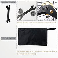 Kit de Herramientas para Bicicleta de Acero Inoxidable, 8 Herramientas Profesionales para Reparación de Bicicletas de Montaña, Extractor de Cassette 3 en 1, Llave para Desmontar Bielas