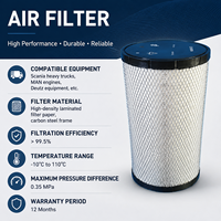 Nouveau filtre à air radial pour moteur ECB085056 51.08401-0004 B085056 avec cadre en acier au carbone pour camions Scania, MAN et équipements Deutz