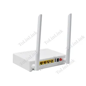 Tolinlink pabrikan Tiongkok F660 GPON ONU 1GE + 3FE + 1pot + 1USB 2.4G WIFI F660 dengan ONU Bahasa Inggris