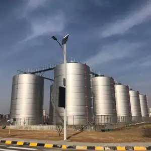 Tanque de armazenamento de leite grande de 20000l, preço de silo de armazenamento ao ar livre