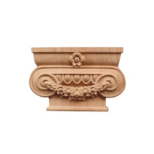 Columnas romanas de nuevo diseño, <span class=keywords><strong>columna</strong></span> romana decorativa para exteriores, chimeneas, ménsula, tallas de León 3D, ménsulas decorativas de madera de ménsula - Product Image 1