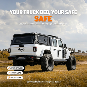 Nueva Cubierta Rígida de Aluminio para Camioneta Gladiator JT 2018 en Adelante, Resistente, 4X4, Todoterreno, Sin Perforaciones, Accesorio para Camping Overland - Product Image 1