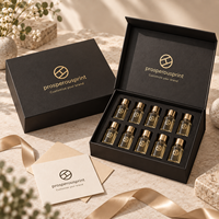 Boîte magnétique vide personnalisée avec logo, emballage pour flacon cosmétique de 1 ml, conteneur sécurisé pour enfants, boîte cadeau