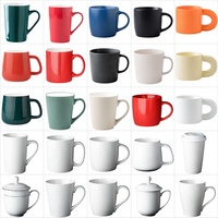 Mug en céramique couleur unie avec logo personnalisé, texte gravé, promotion publicitaire hôtelière, finition mate, style chinois