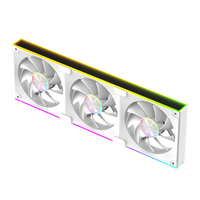 Ventilateur de refroidissement pour boîtier d'ordinateur Gamer-X CD, extérieur, 12 cm, silencieux, roulement fluide, ARGB, 4 broches PWM, 64,8 CFM, 50 000 heures, pour jeux