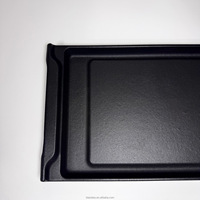 OEM ODM Barbecue rectangulaire mat en fonte Plaque de camping simple face