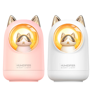 Mini Humidificador Inteligente para Gatos - 300ml, USB Recargable, <span class=keywords><strong>El</strong></span>éctrico, Inalámbrico, Portátil, Difusor con Luz Ambiental, Bonito Humidificador de <span class=keywords><strong>Aire</strong></span> para Escritorio y Coche - Product Image 5