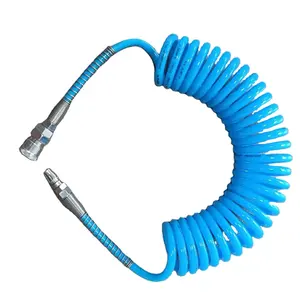 Tubo de bobina espiral pu de poliuretano, oferta de fábrica, boa qualidade, mangueira para área pneumática